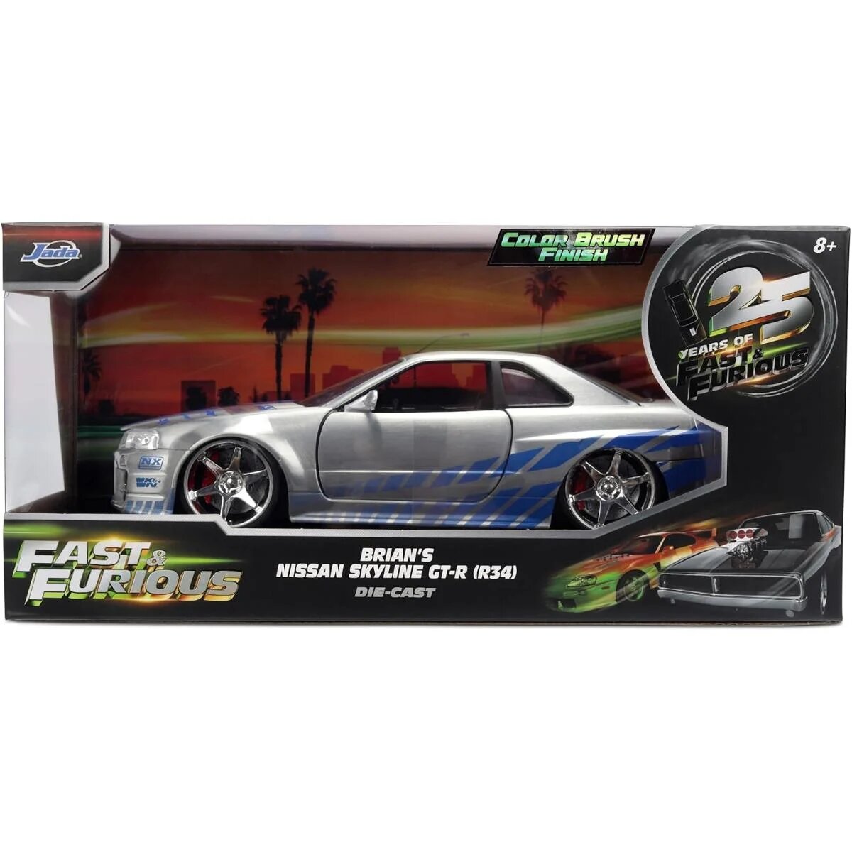 Jada Masina Fast and Furious Anniversary Nissan Skyline GT-R 1:24