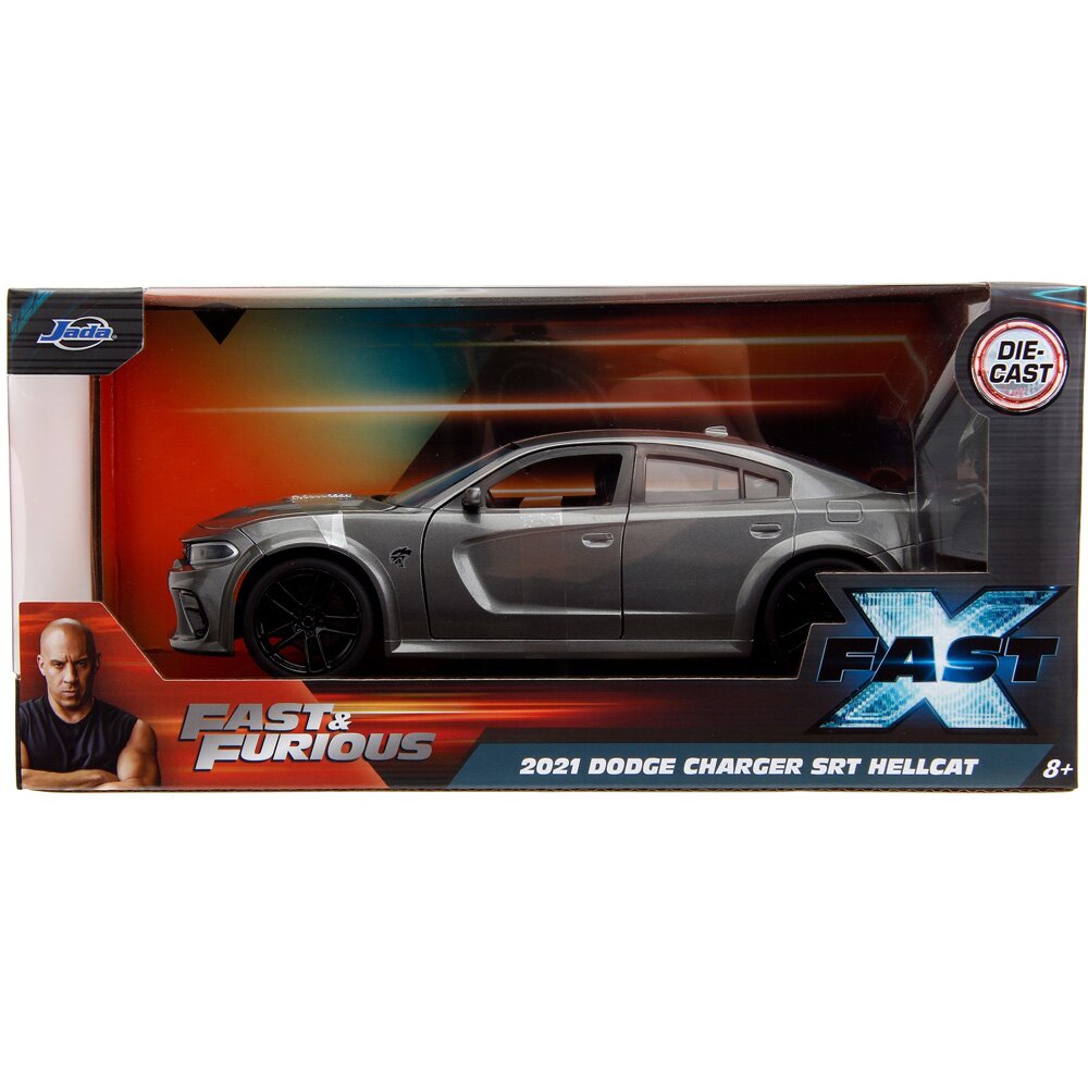 Jada Masina metalica Fast And Furious 2021 Dodge Charger SRT Hellcat 1:24