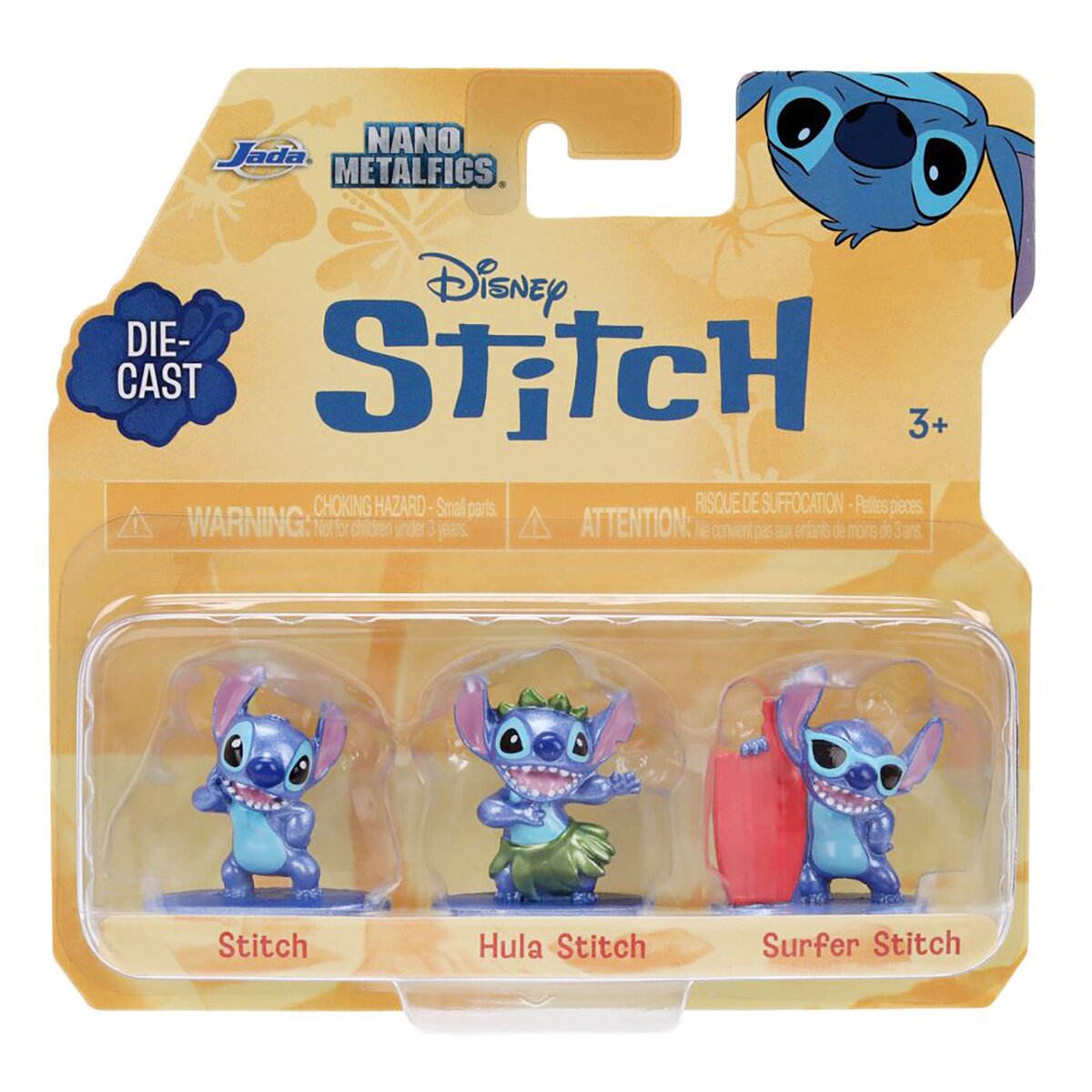 Jada Set 3 figurine Disney Stitch 4 cm