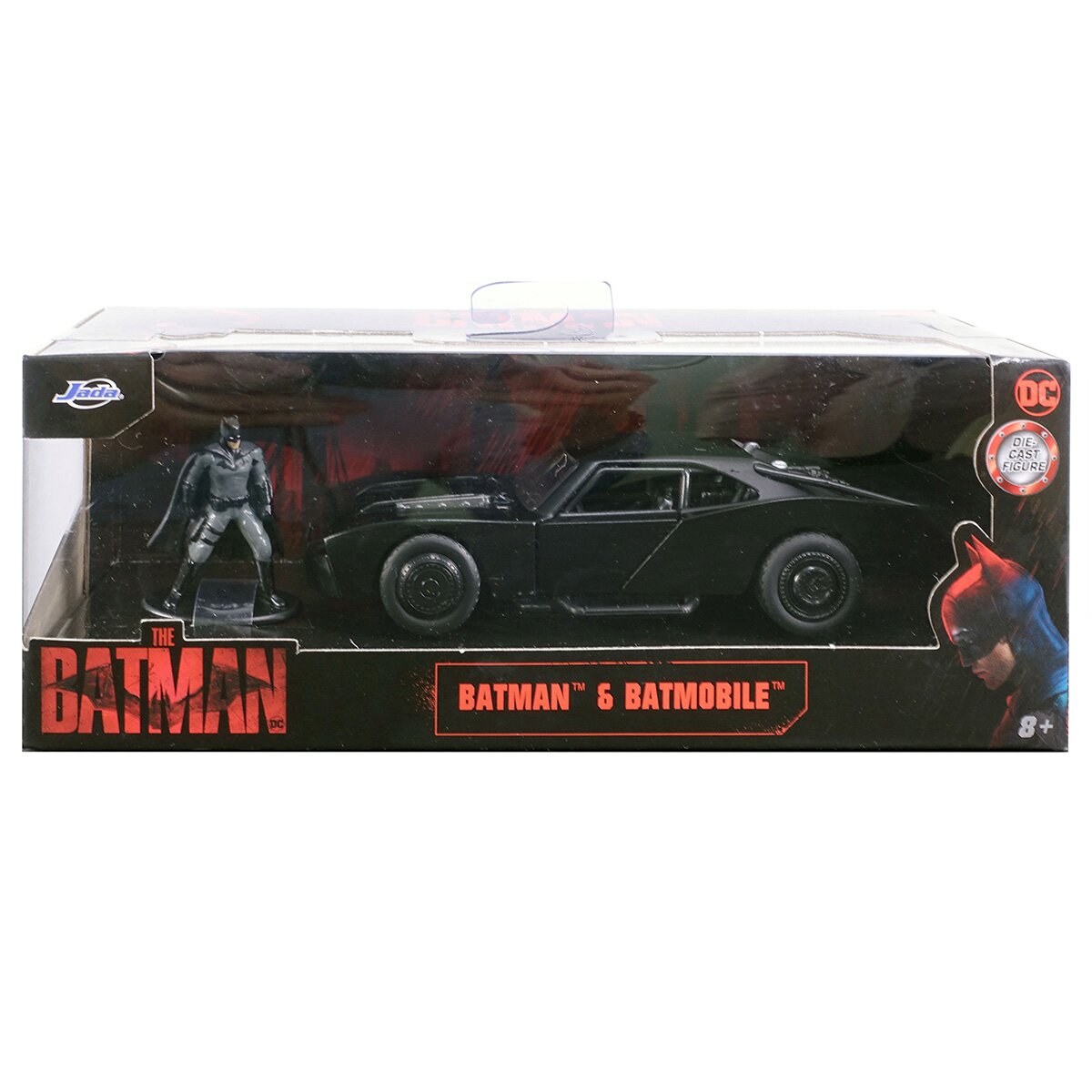 Jada Set masina si figurina din metal Batman si Batmobile 2022 1:32