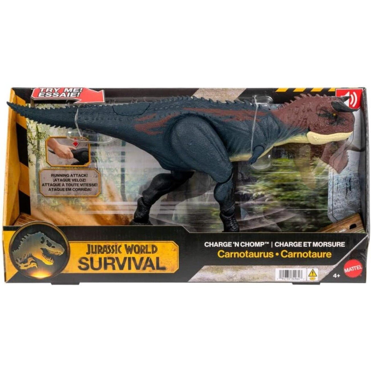 Jurassic World Figurina articulata Carnotaurus JKG85