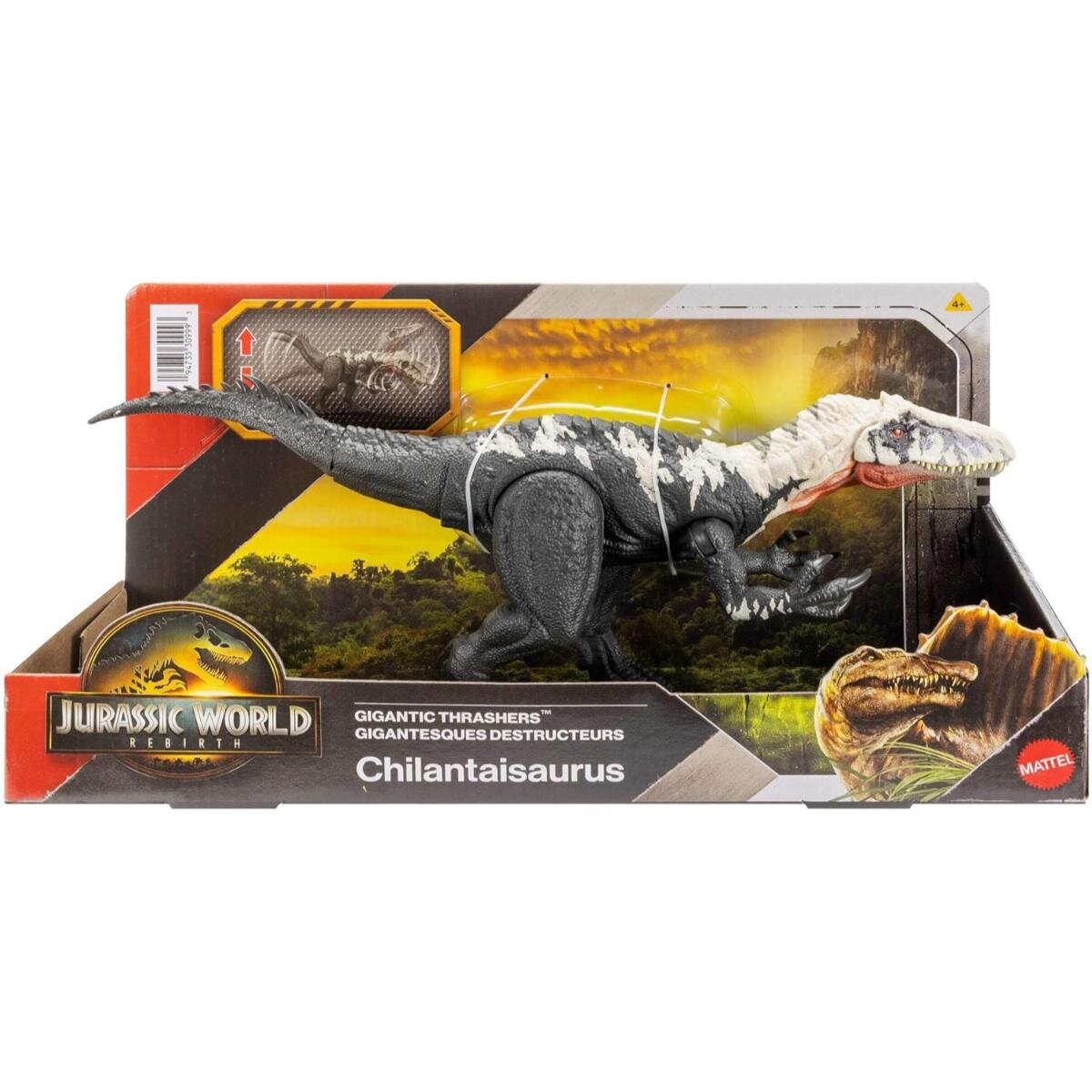 Jurassic World Figurina articulata Gigantic Thrashers Chilantalsaurus JGB95