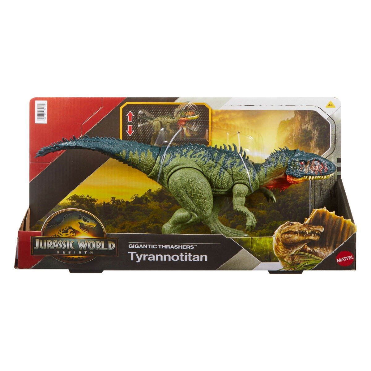 Jurassic World Figurina articulata Gigantic Thrashers Tyrannotitan JCL75