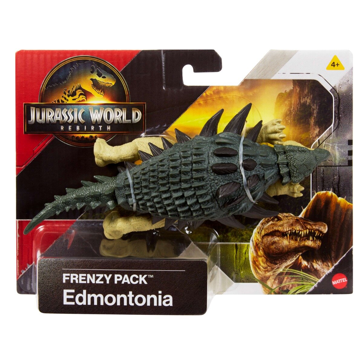 Jurassic World Figurina articulata Rebirth Frenzy Pack Edmontonia JCL50