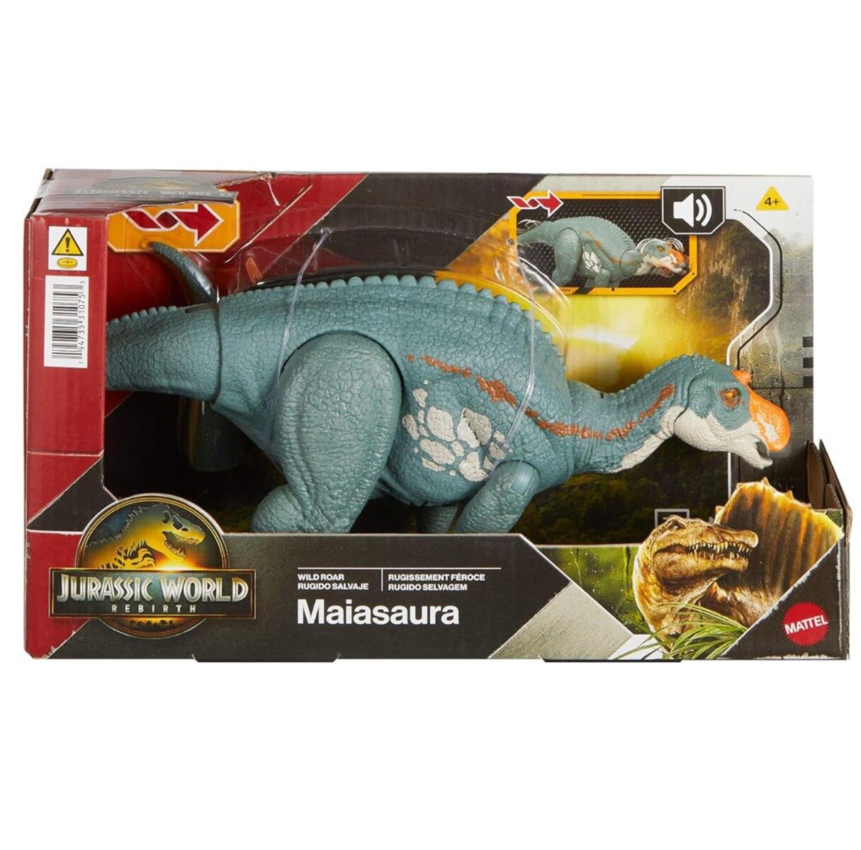 Jurassic World Figurina articulata Rebirth Wild Roar Maiasaura JGC82
