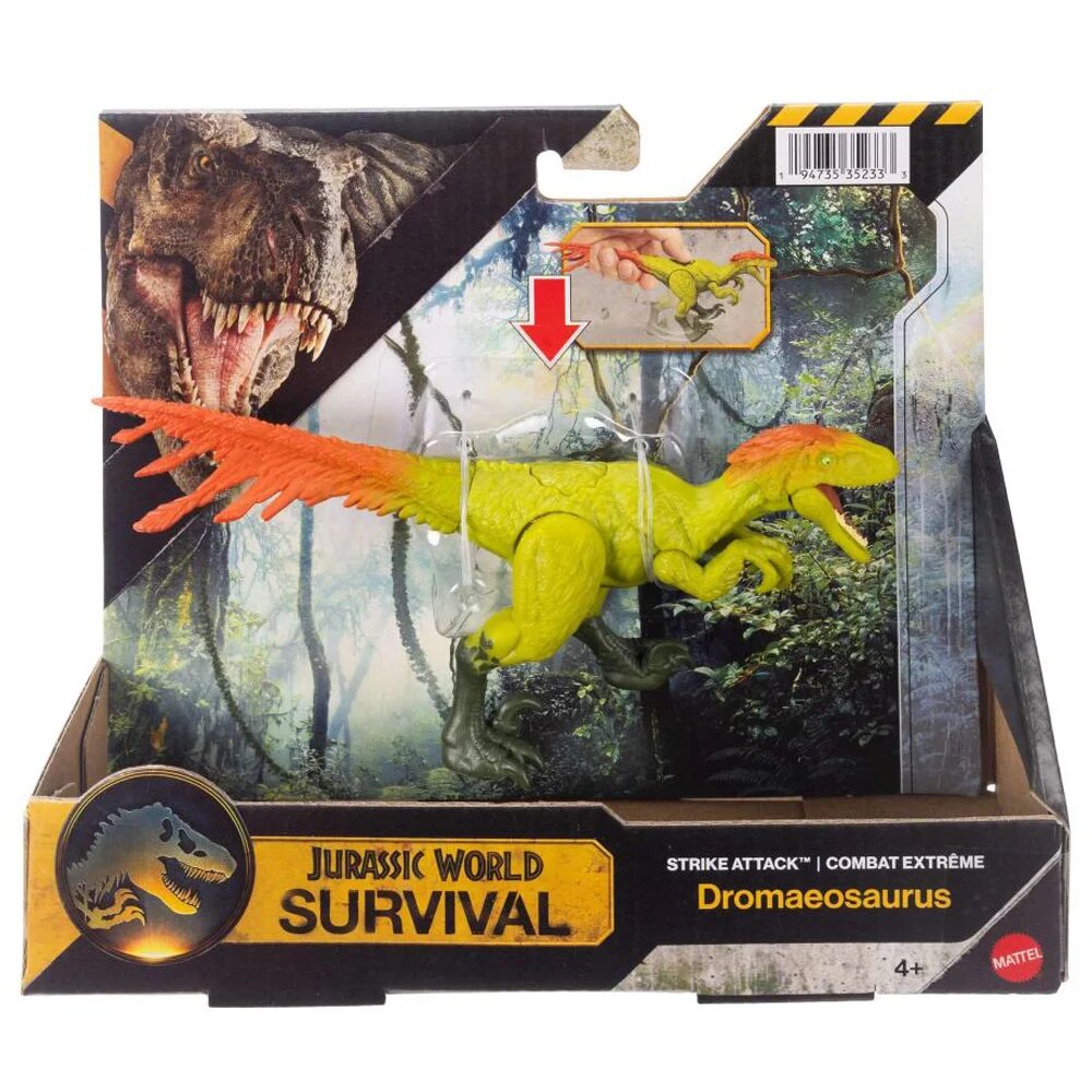 Jurassic World Figurina articulata Survival Strike Attack Dromaeosaurus JKL71