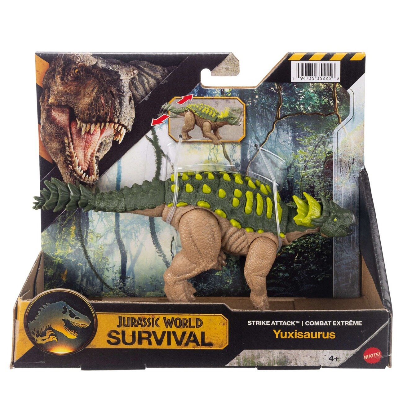 Jurassic World Figurina articulata Survival Strike Attack Yuxisaurus JKL74