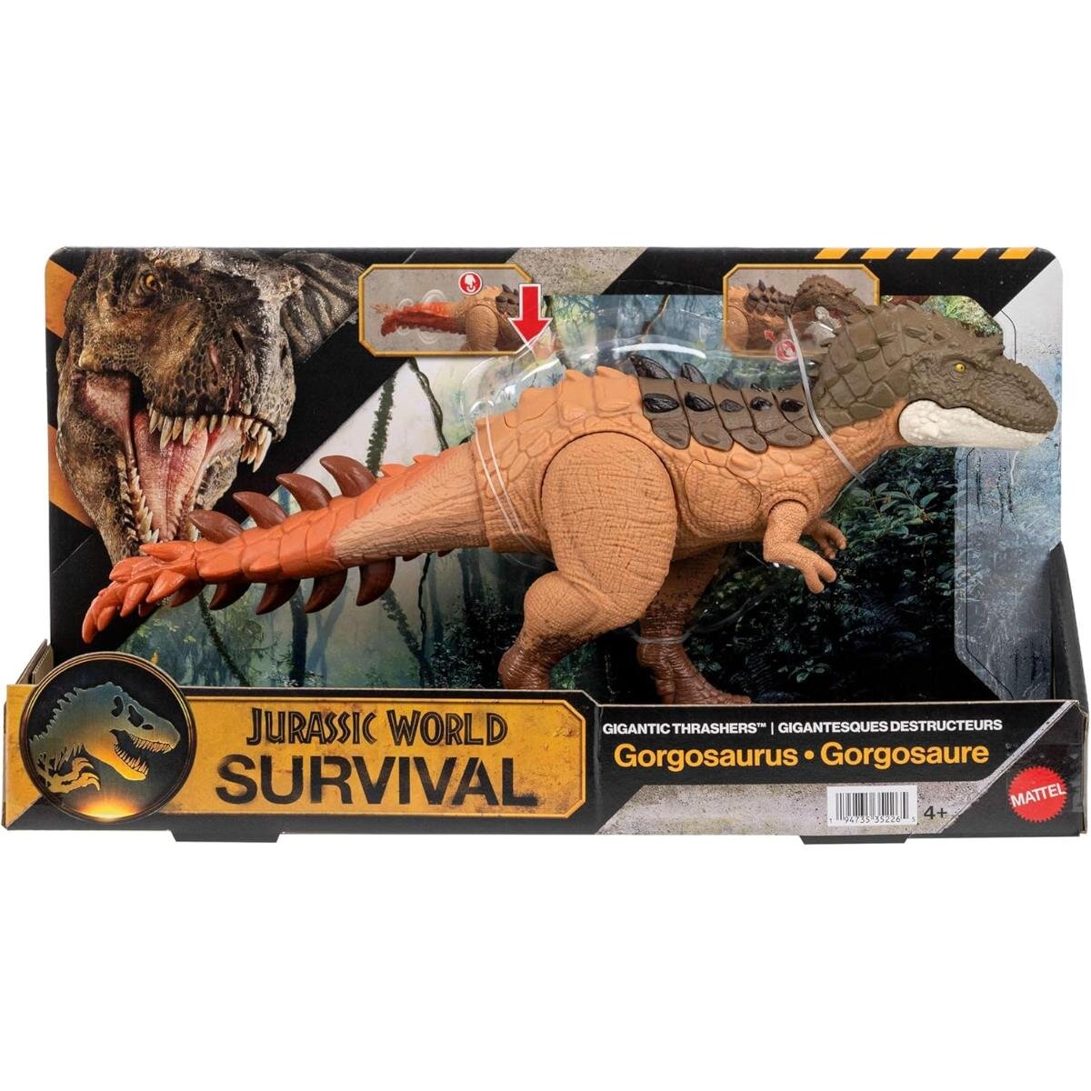 Jurassic World Figurina articulata Survival Wild Roar Gorgosaurus JKL86