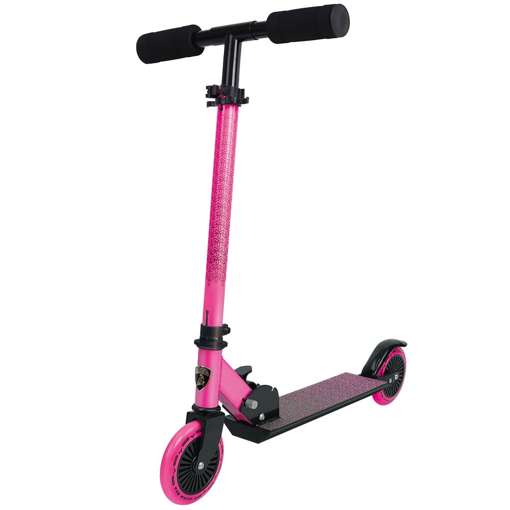 Kick n Roll Trotineta pliabila cu ghidon reglabil Kick'n Roll Lamborghini L6 120 Roz