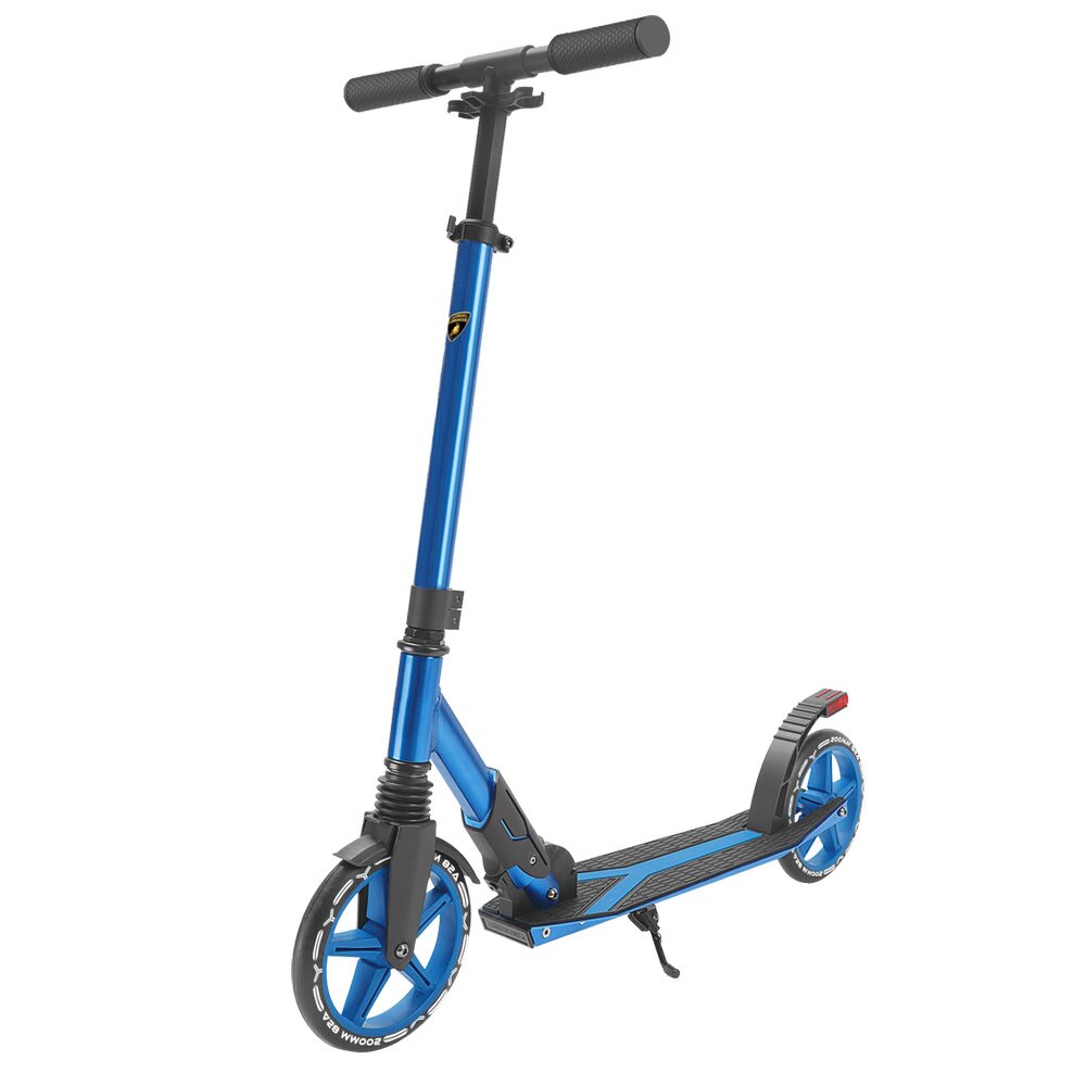 Kick n Roll Trotineta pliabila cu suspensie cric si lumina de frana pe spate Kick'n Roll Lamborghini L2-200 Albastru