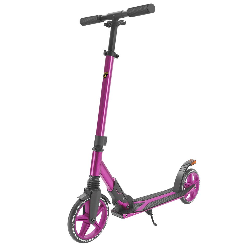 Kick n Roll Trotineta pliabila cu suspensie cric si lumina de frana pe spate Kick'n Roll Lamborghini L2-200 Mov
