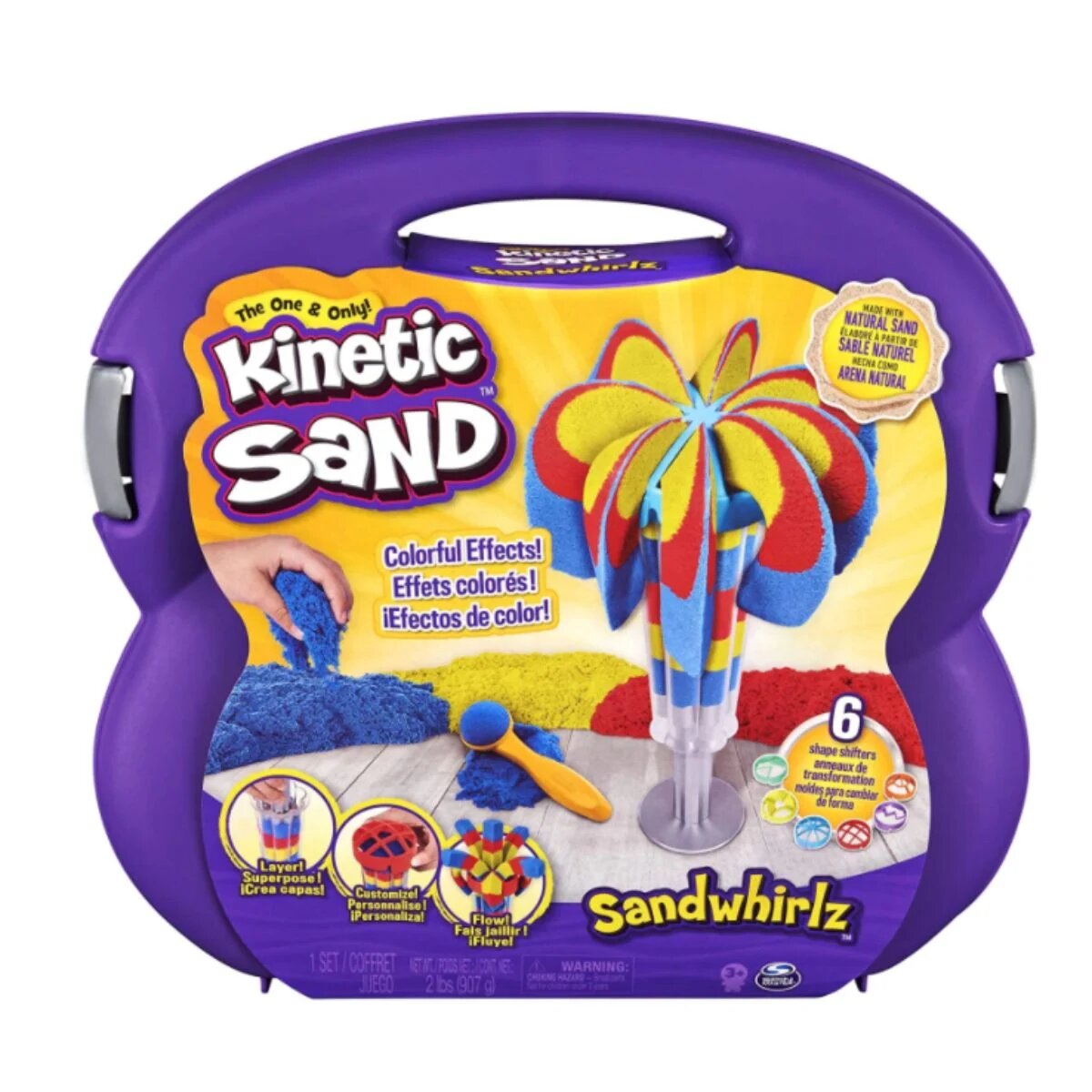 Kinetic Sand Set de joaca Fantana de nisip