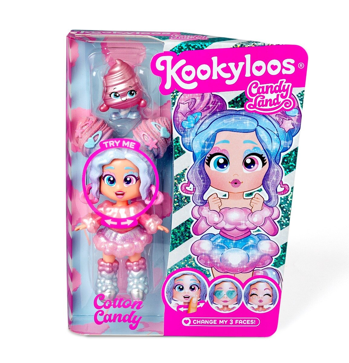 Kookyloos Papusa Candy Land Cotton Candy