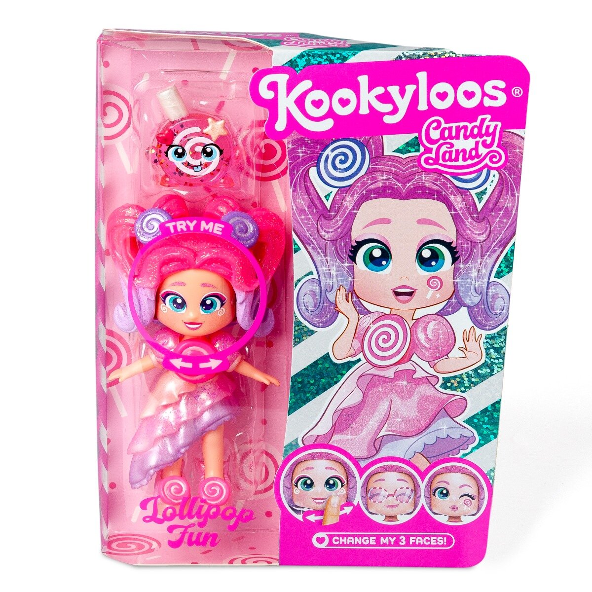 Kookyloos Papusa Candy Land Lollipop Fun