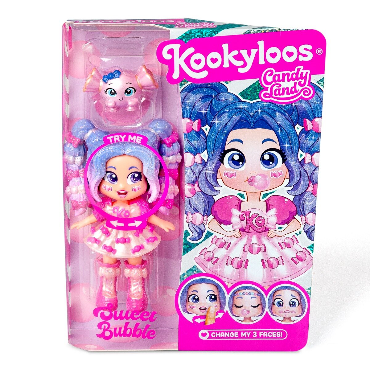 Kookyloos Papusa Candy Land Sweet Bubble