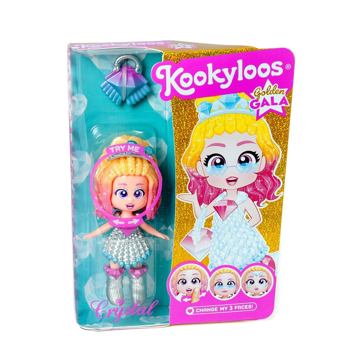 Kookyloos Papusa Golden Gala Crystal
