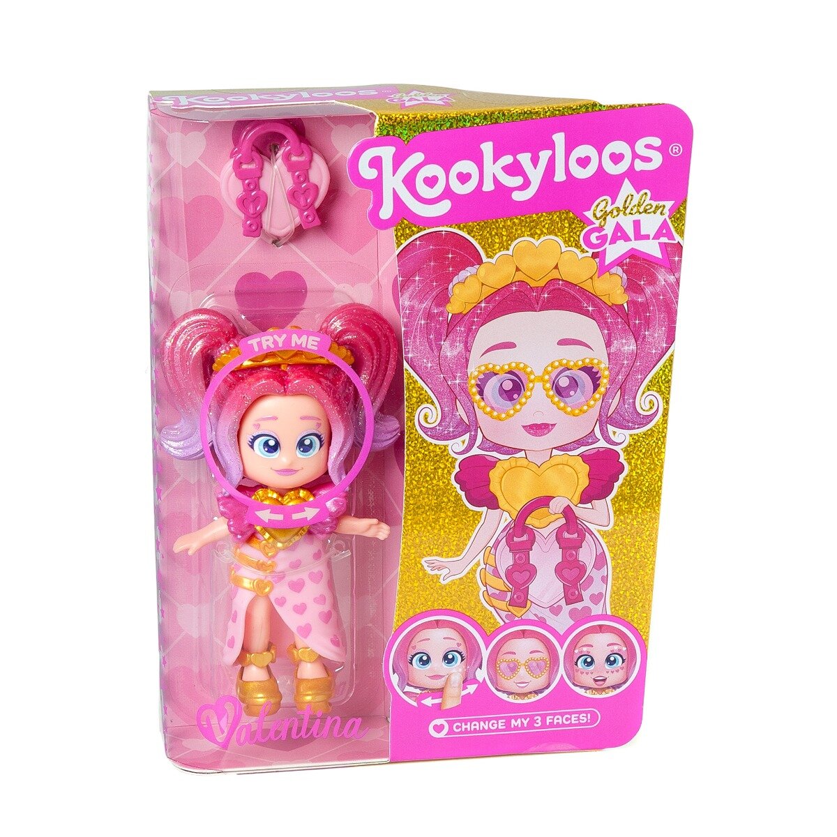 Kookyloos Papusa Golden Gala Valentina