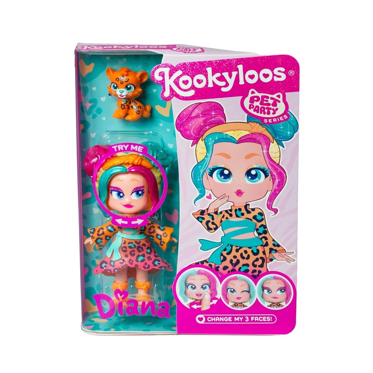 Kookyloos Papusa Pets Party Diana