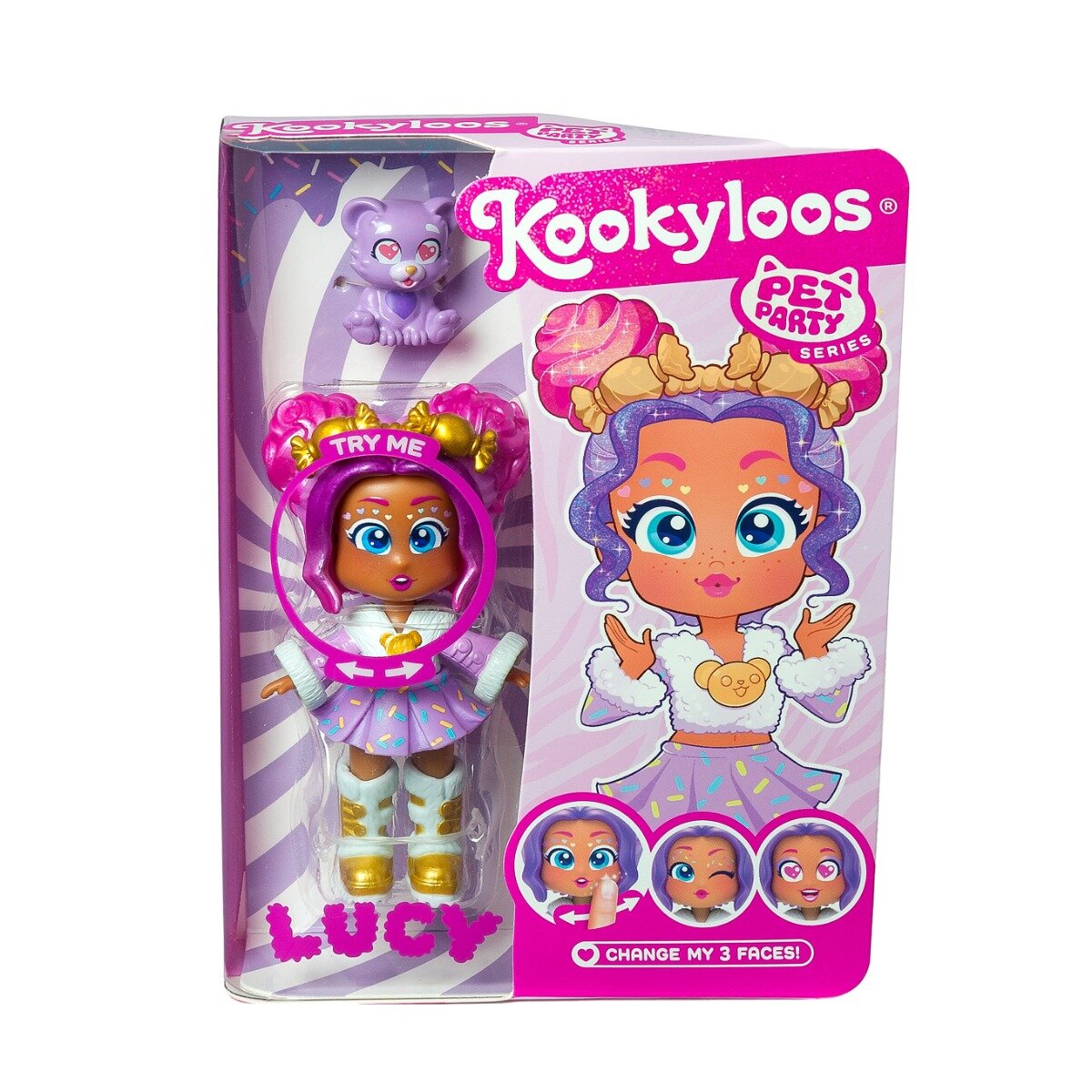 Kookyloos Papusa Pets Party Lucy