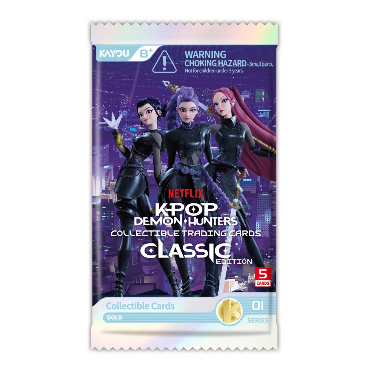 KPop Set 5 cartonase colectibile K-Pop Demon Hunters Classic Edition Seria 1