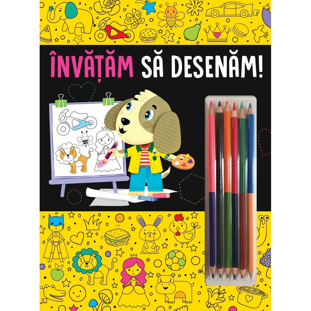 Kreativ Carte cu activitati Invatam sa desenam