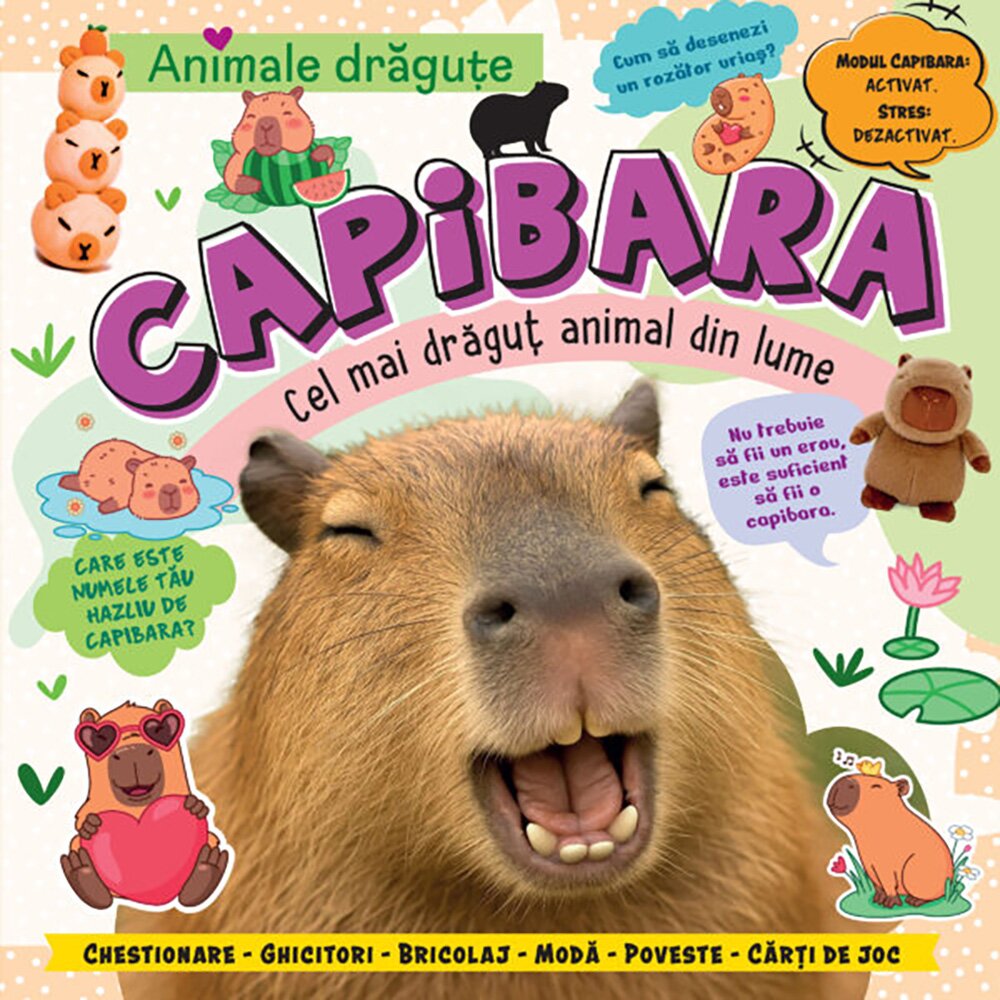 Kreativ Cel mai dragut animal din lume Capibara