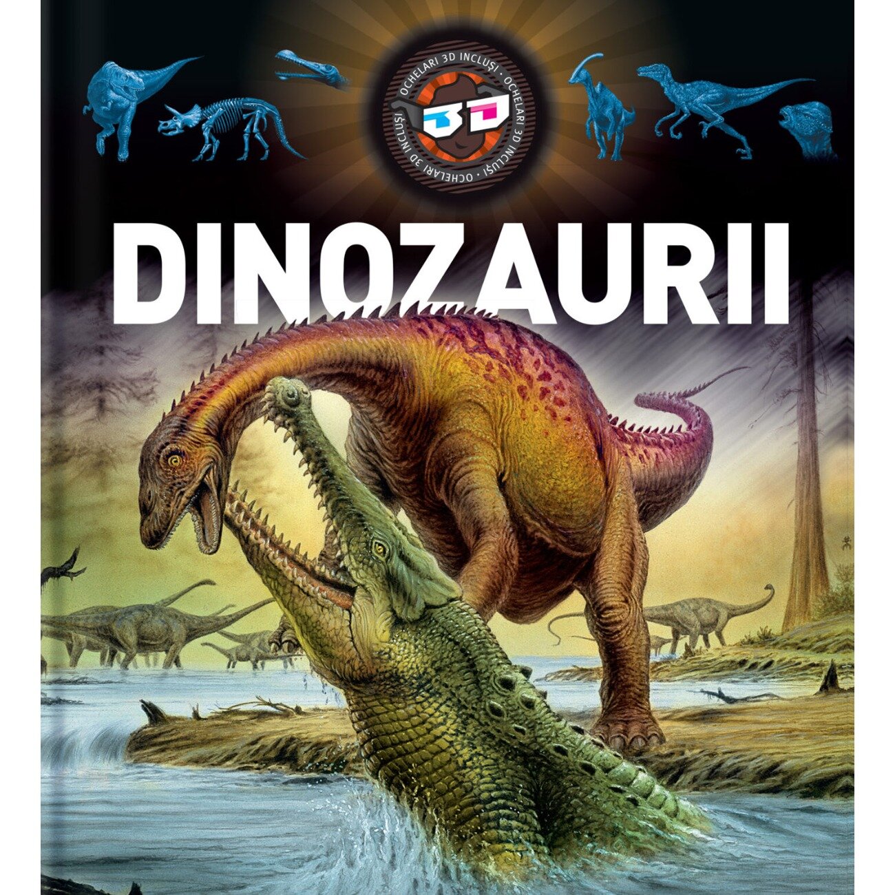 Kreativ Enciclopedie cu ilustratii 3D Dinozaurii