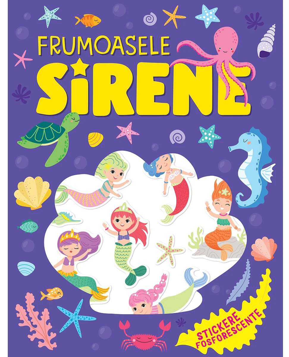 Kreativ Frumoasele sirene Stickere fosforescente