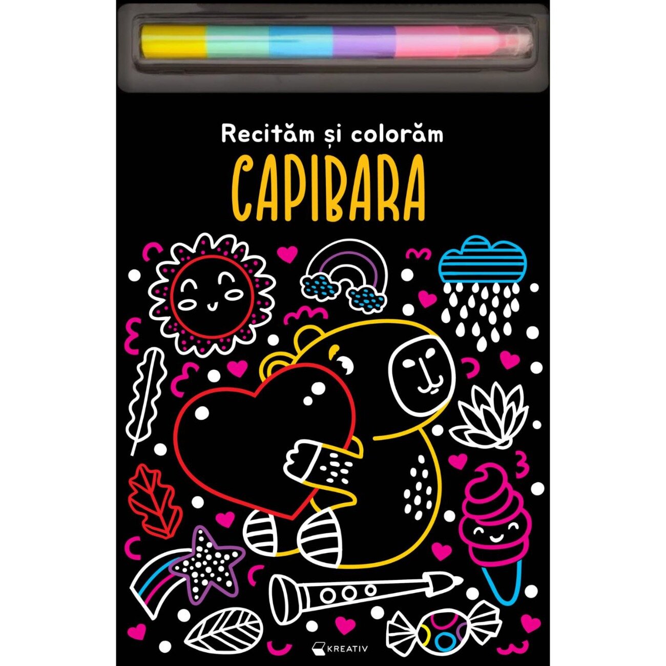 Kreativ Recitam si coloram Capibara