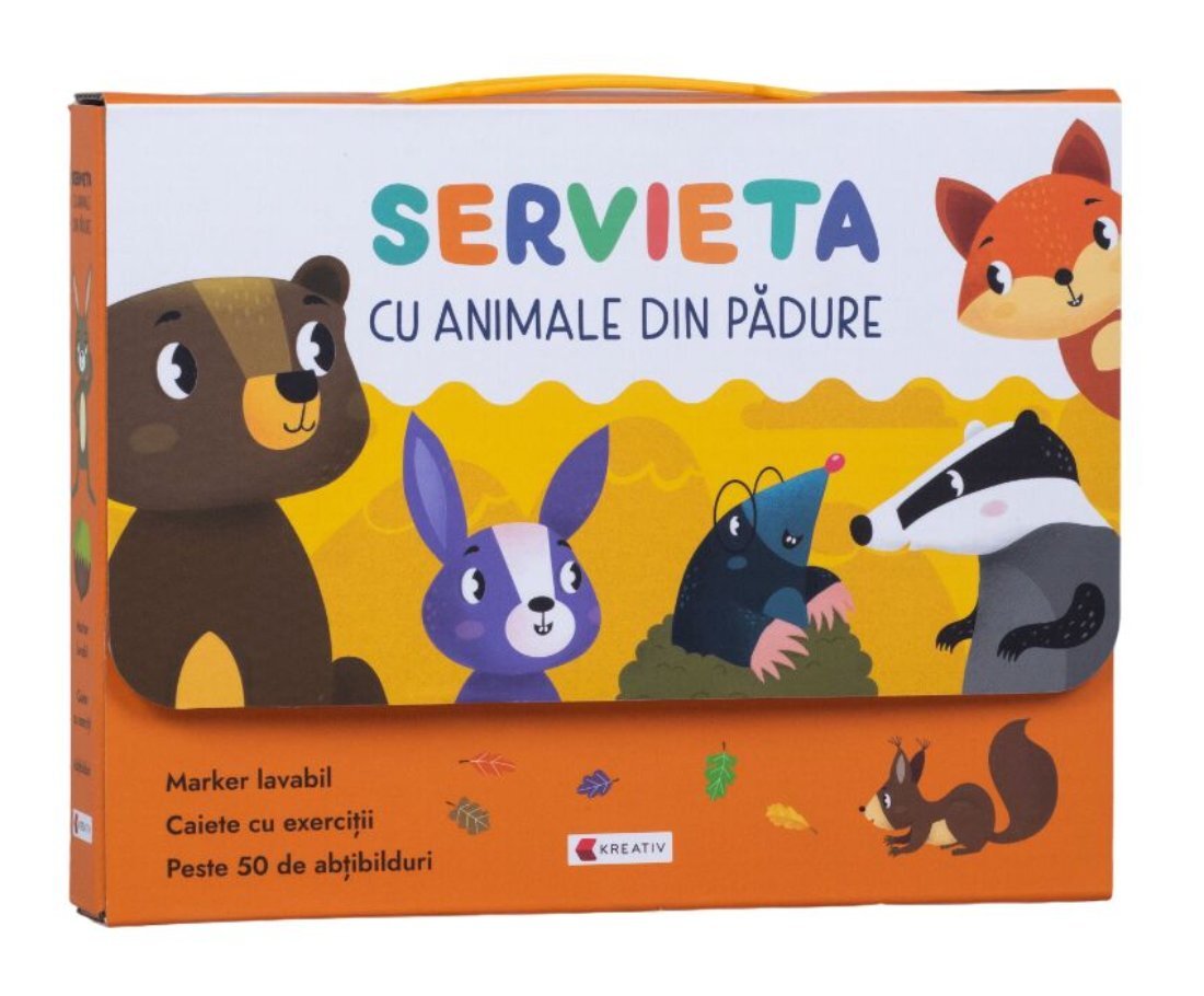 Kreativ Servieta cu animale din padure