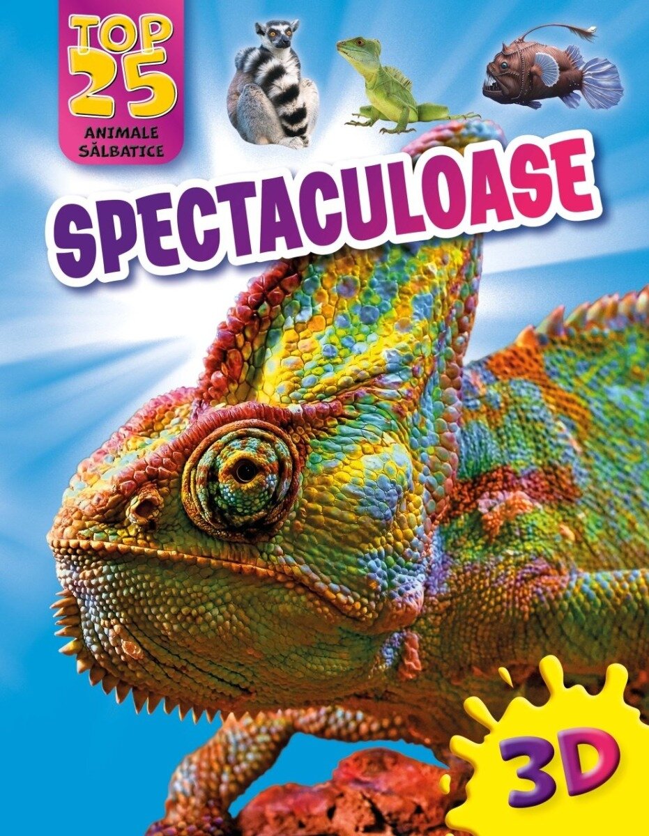 Kreativ Top 25 animale salbatice Spectaculoase 3D