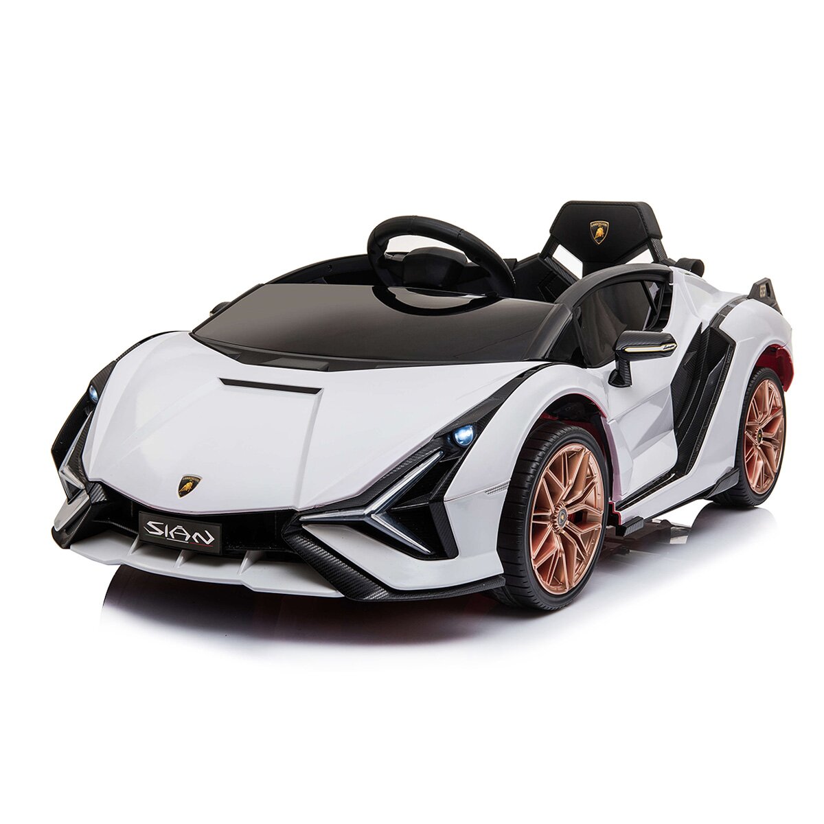 Lamborghini Masinuta electrica Sian 12V Alb