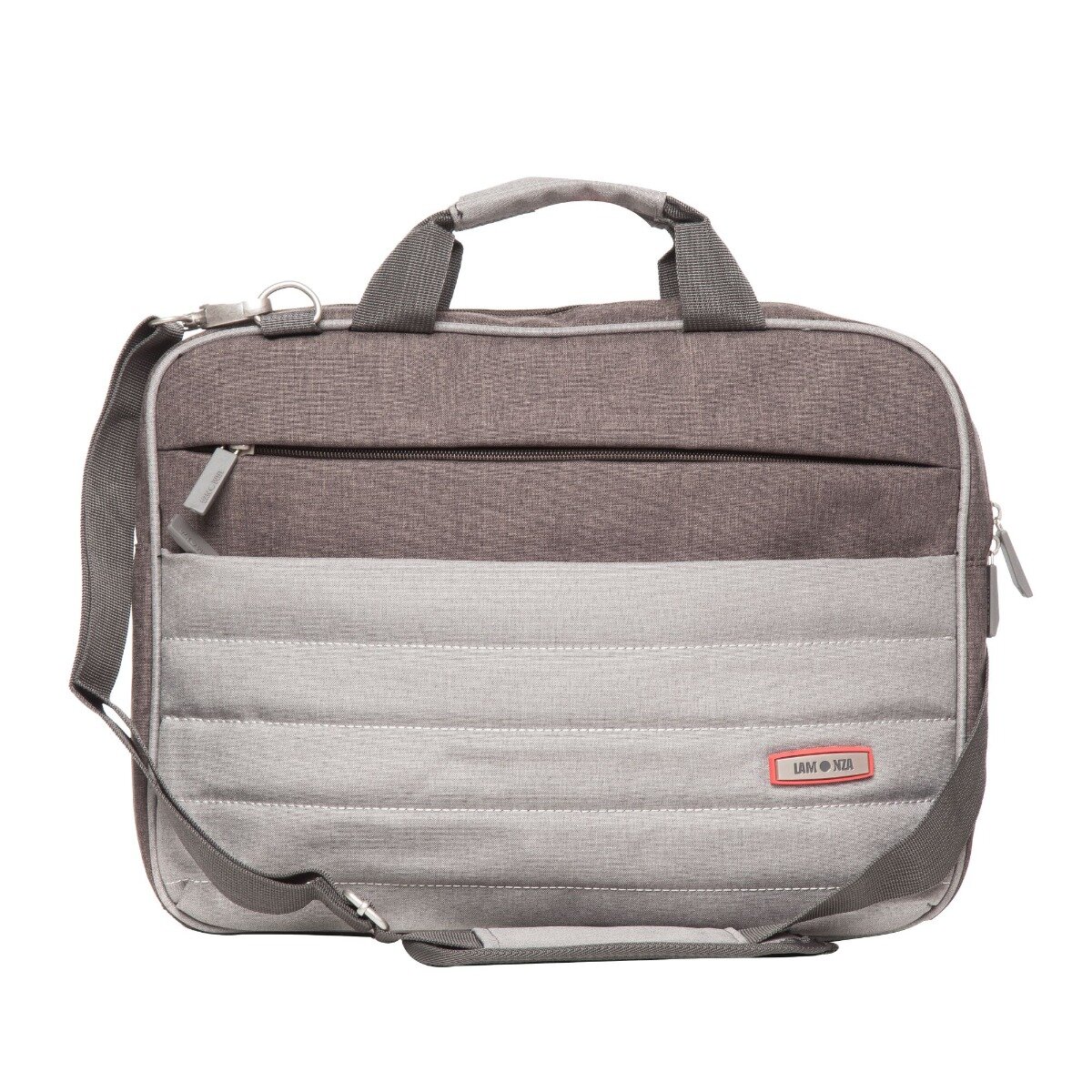 Lamonza Geanta pentru laptop Siena gri 38 x 29 x 6 cm