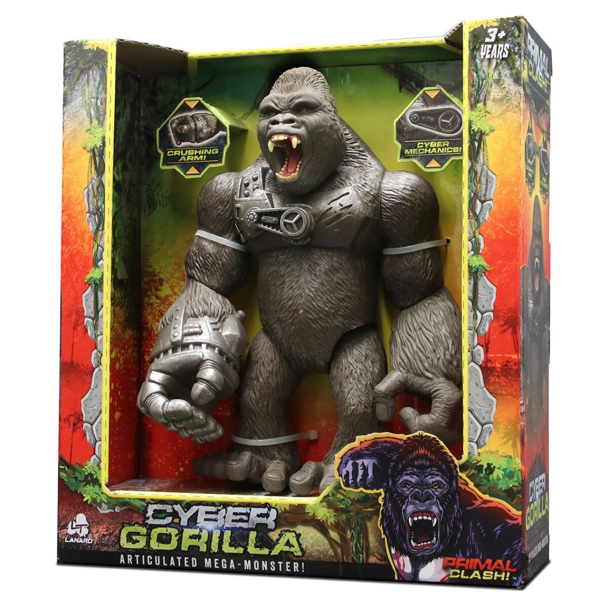 Lanard Toys Figurina articulata Cyber Gorila Jurassic Clash 27 cm