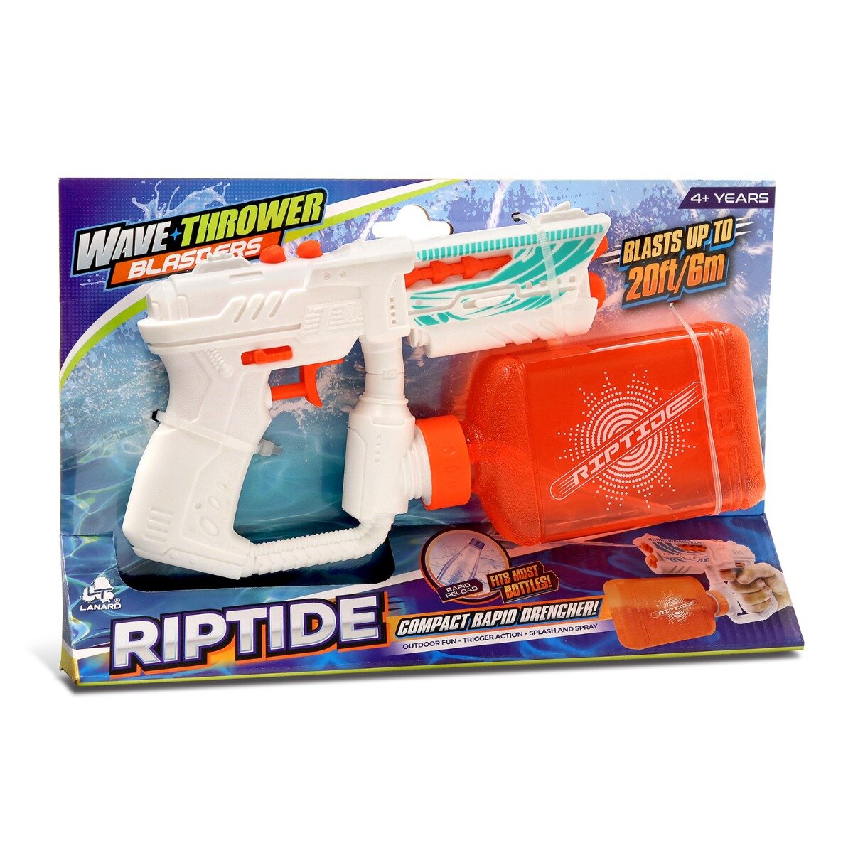 Lanard Toys Pistol cu apa Wave Thrower Blasters Riptide