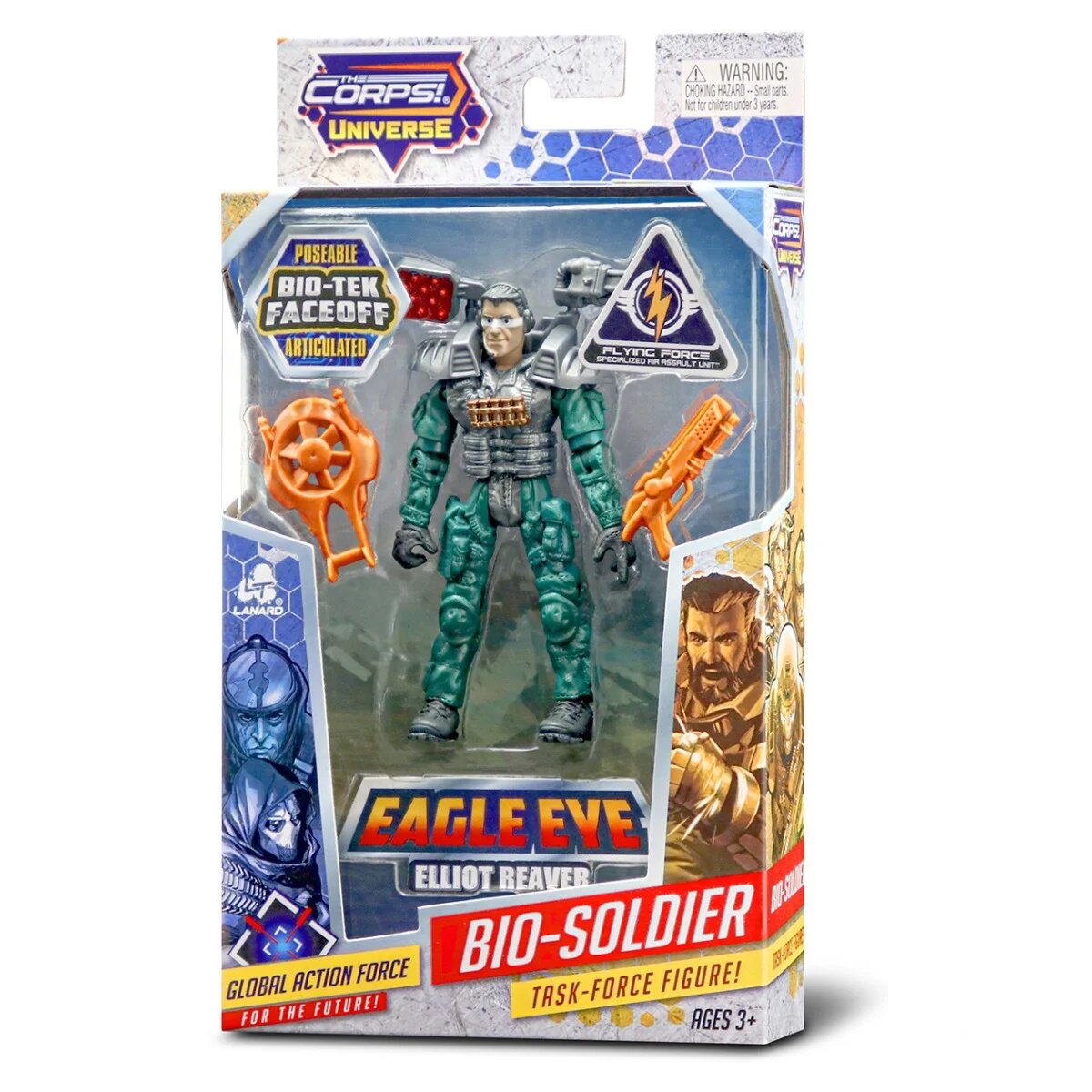 Lanard Toys Set soldat cu accesorii Elliot Reaver The Corps Universe