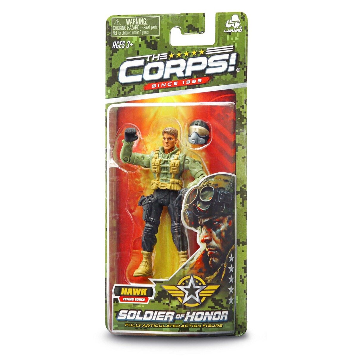 Lanard Toys Set soldat cu accesorii Lanard The Corps Universe Soldier of Honor