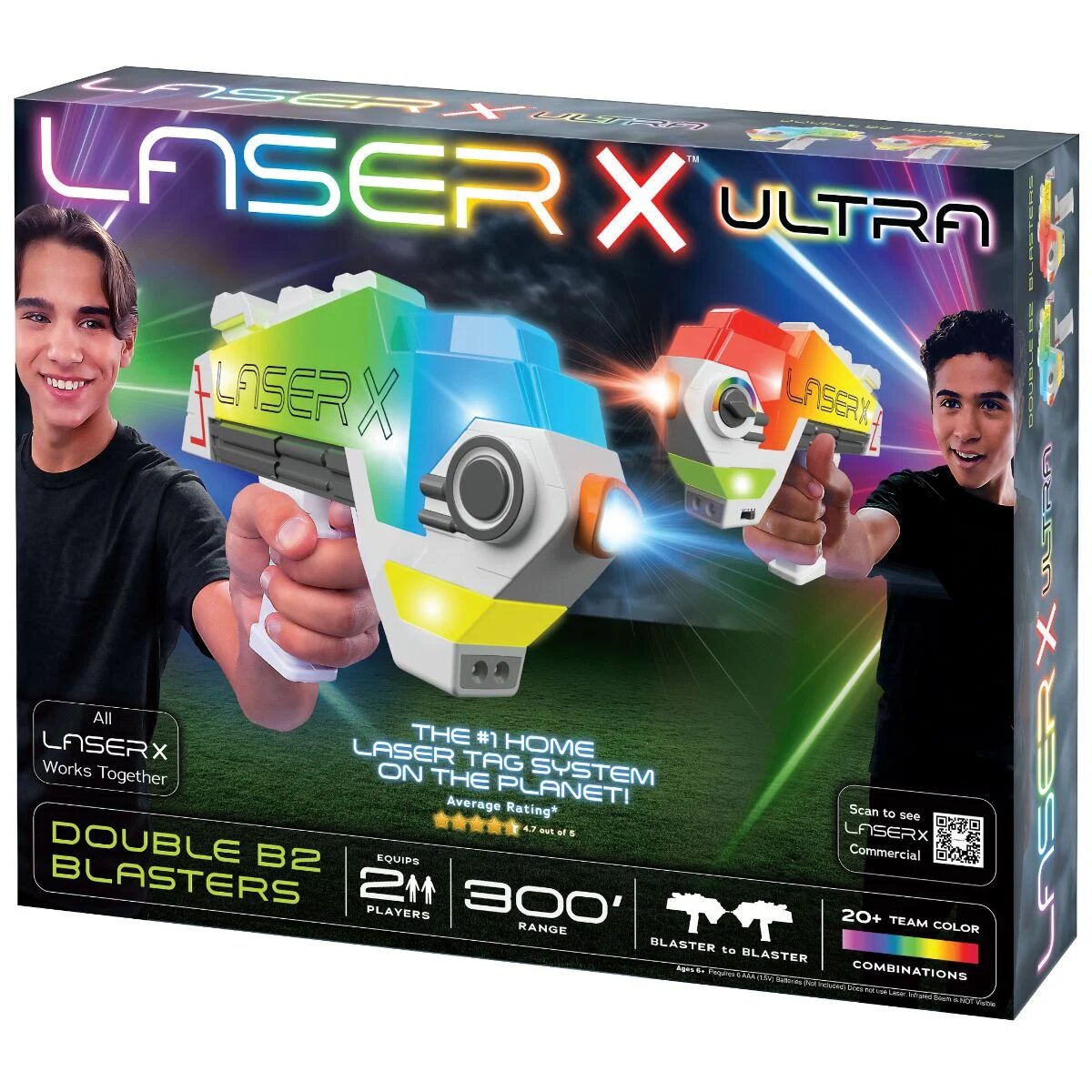 Laser X Set Double Blasters B2 Ultra 90 metri