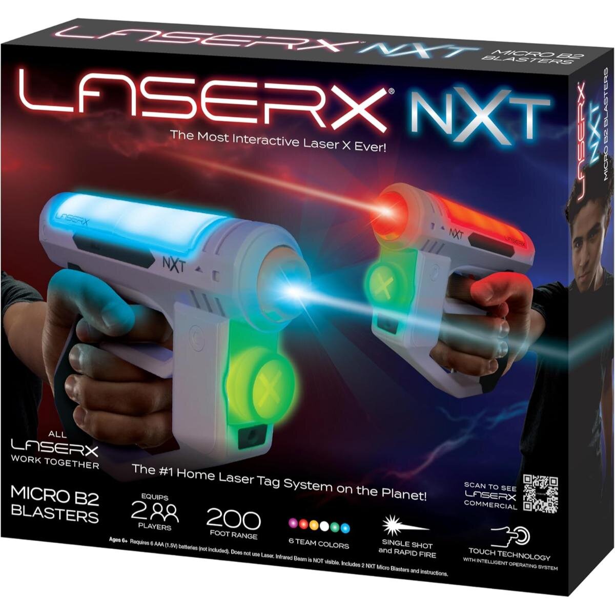 Laser X Set Double Blasters NXT Micro B2