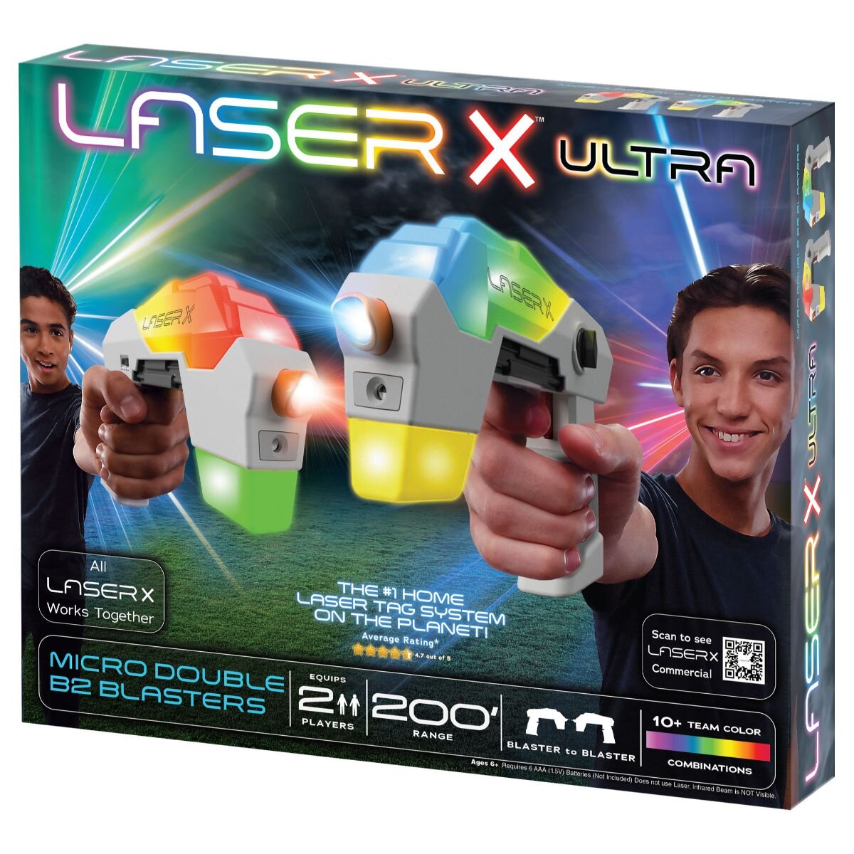 Laser X Set Micro Double Blasters B2 Ultra 60 metri