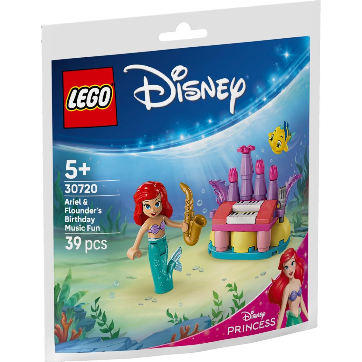 LEGO® Disney Princess - Distractie muzicala cu Flounder de ziua de nastere a lui Ariel (30720)