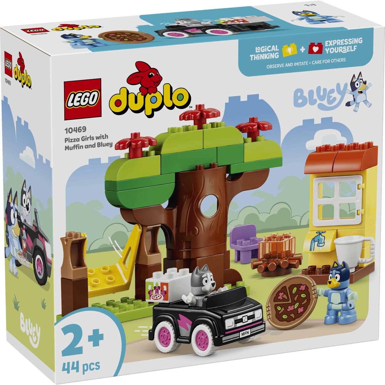 LEGO® DUPLO - Muffin Si Blue fetele care aduc pizza (10469)
