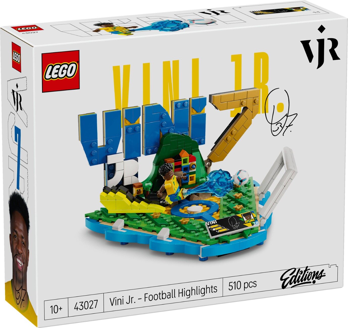 LEGO® Editions - Vini Jr. - Momente importante din fotbal (43027)