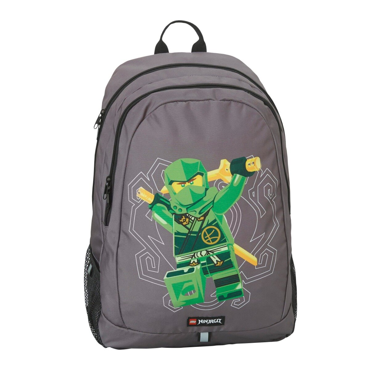 LEGO® Ghiozdan cu 2 compartimente LEGO Ninjago Green