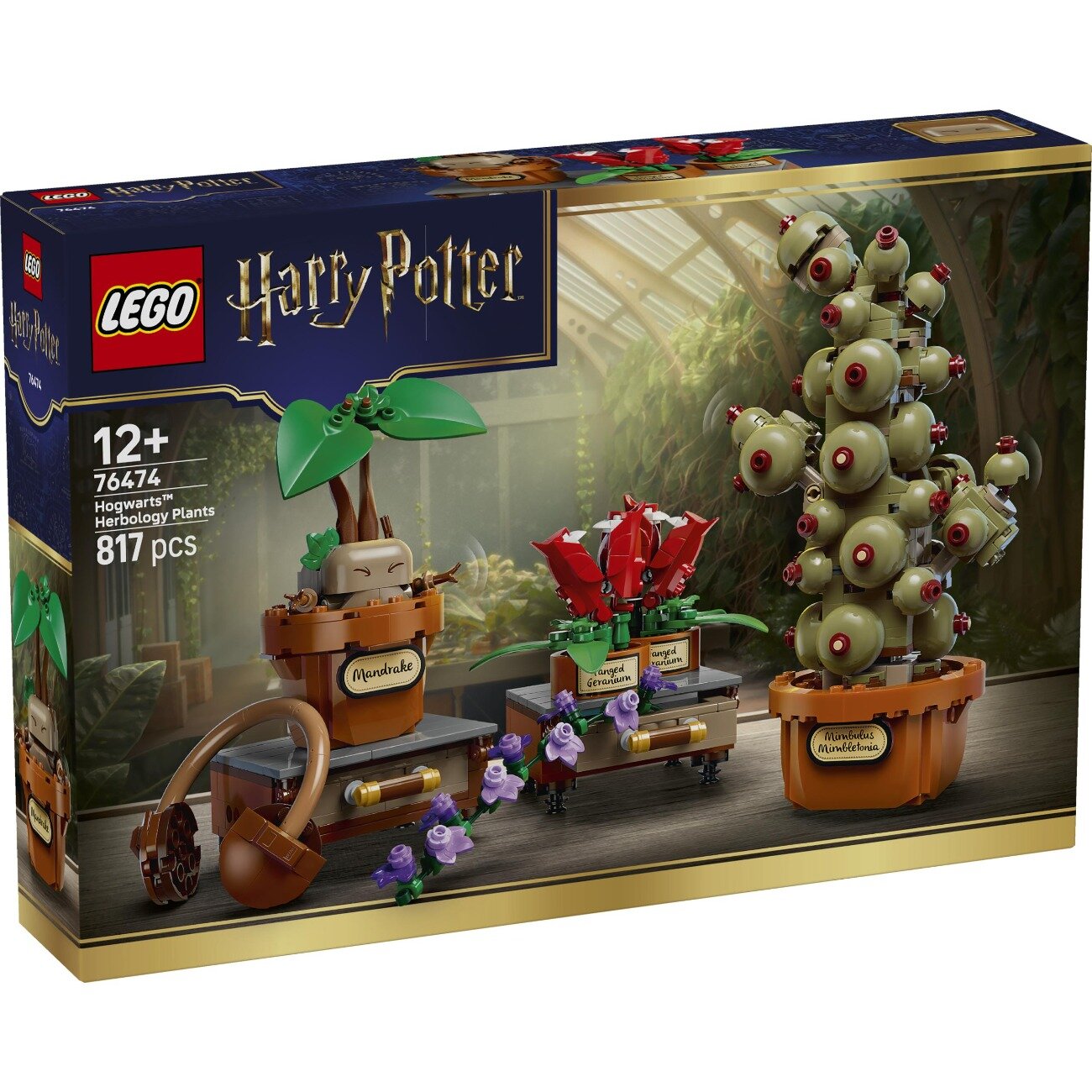 LEGO® Harry Potter - Plante pentru ora de ierbologie de la Hogwarts (76474)
