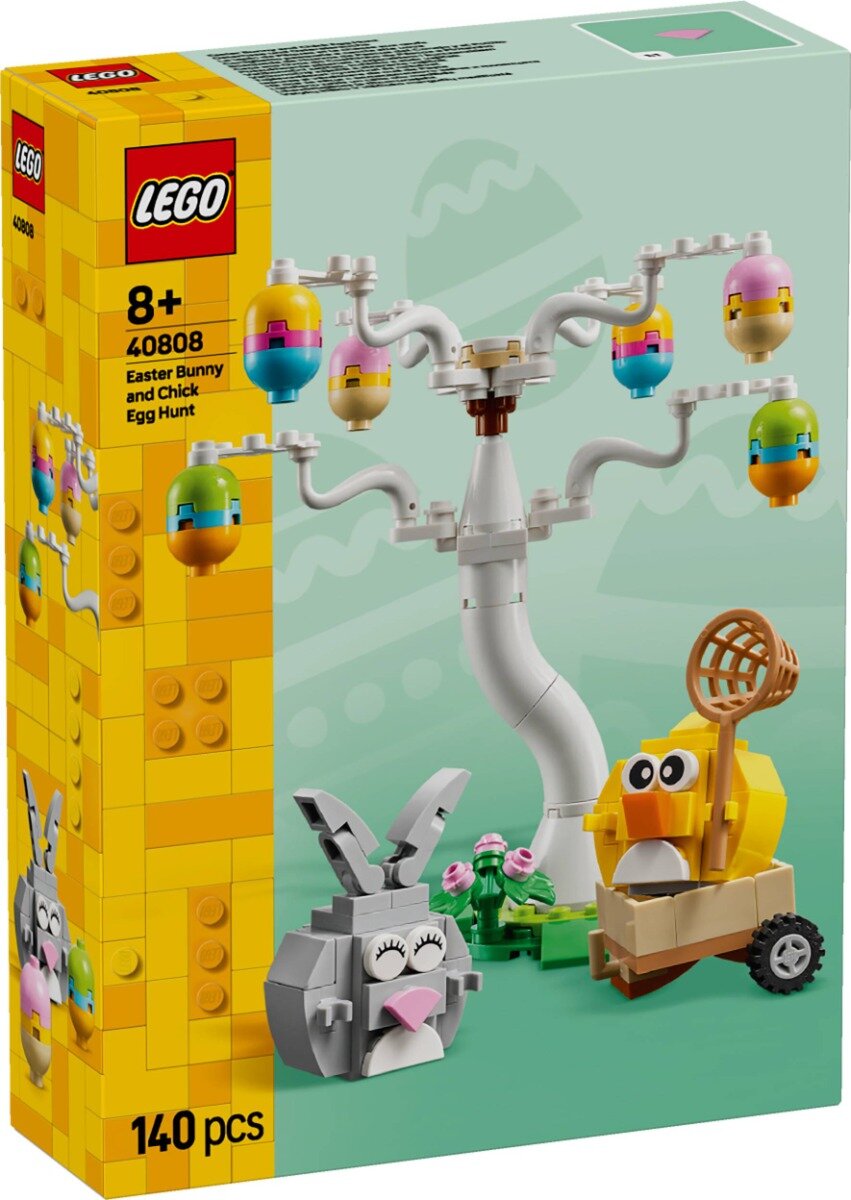 LEGO® Iconic - Iepuras si vanatoare de oua de Paste (40808)