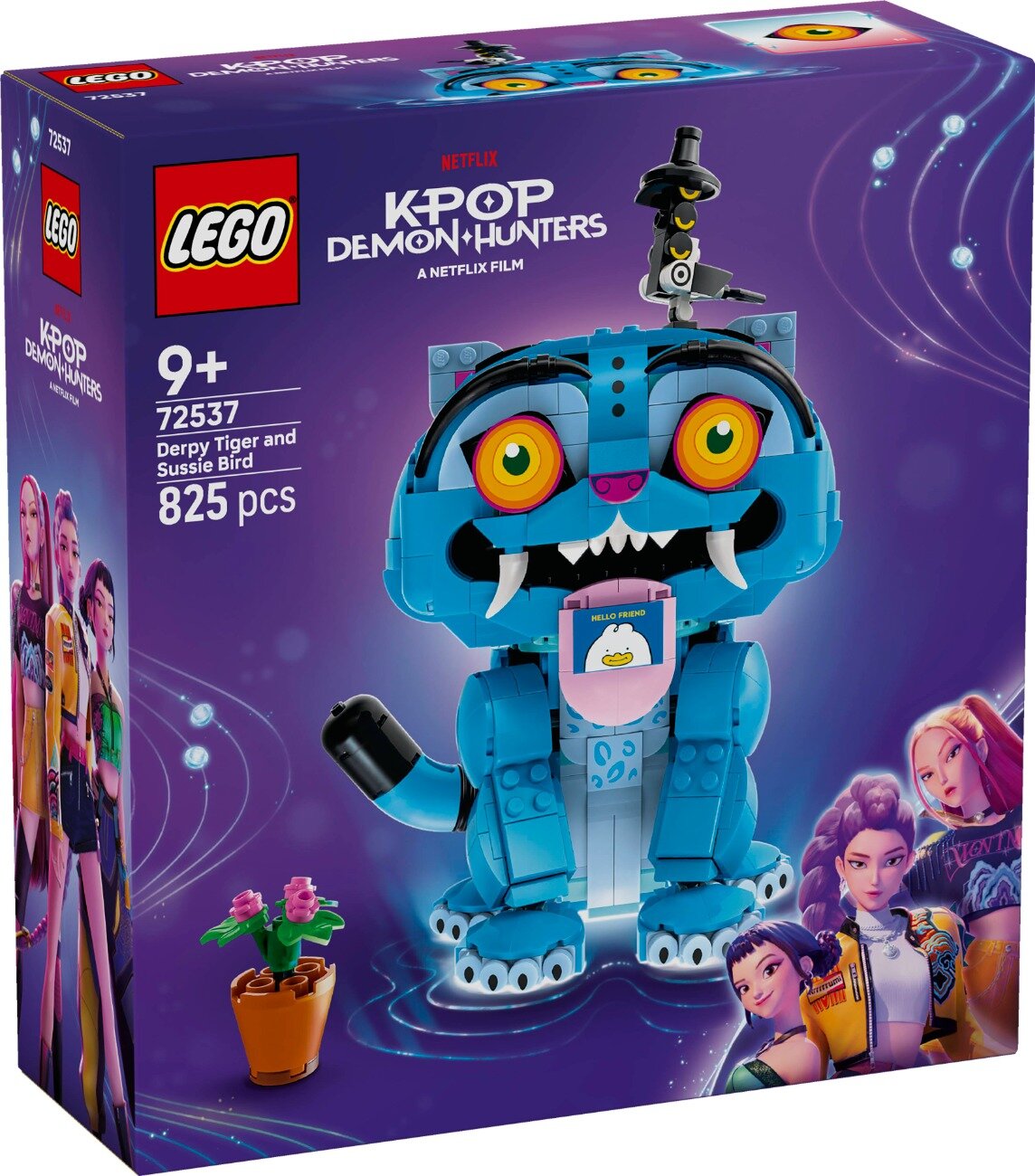 LEGO® Kpop Demon Hunters - Tigrul Derpy si cotofana Sussie (72537)