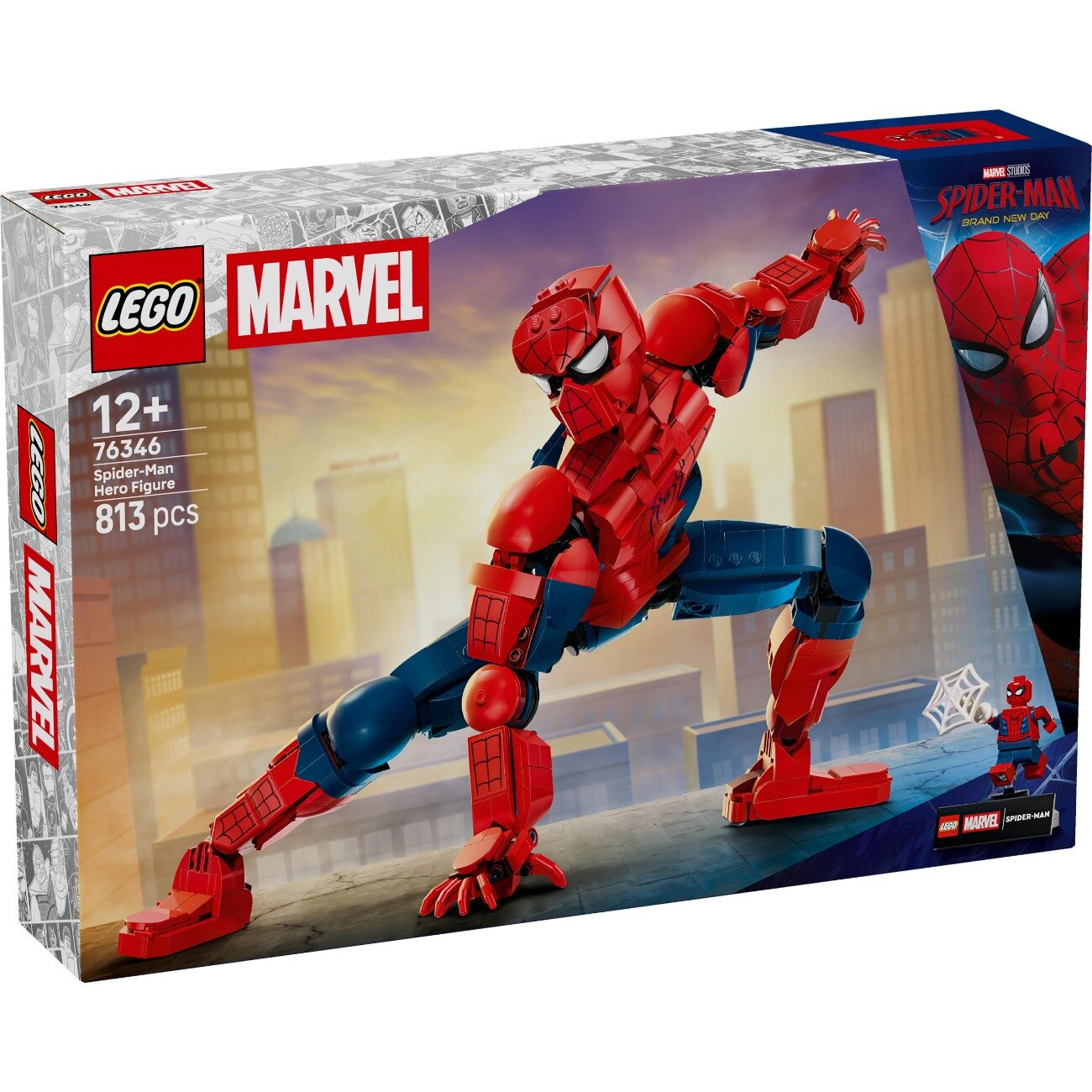 LEGO® Marvel Super Heroes - Figurina erou Omul Paianjen (76346)