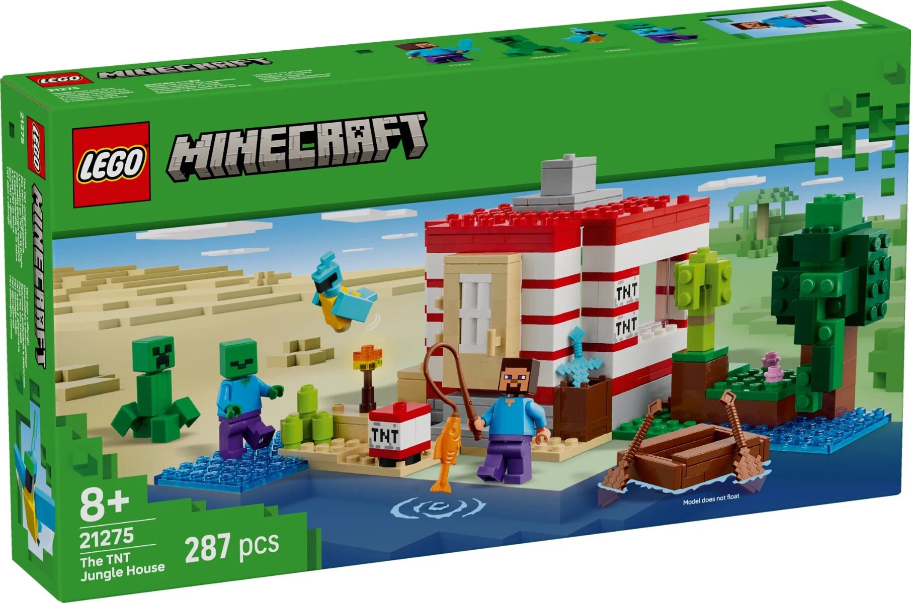 LEGO® Minecraft - Casa TNT din jungla (21275)