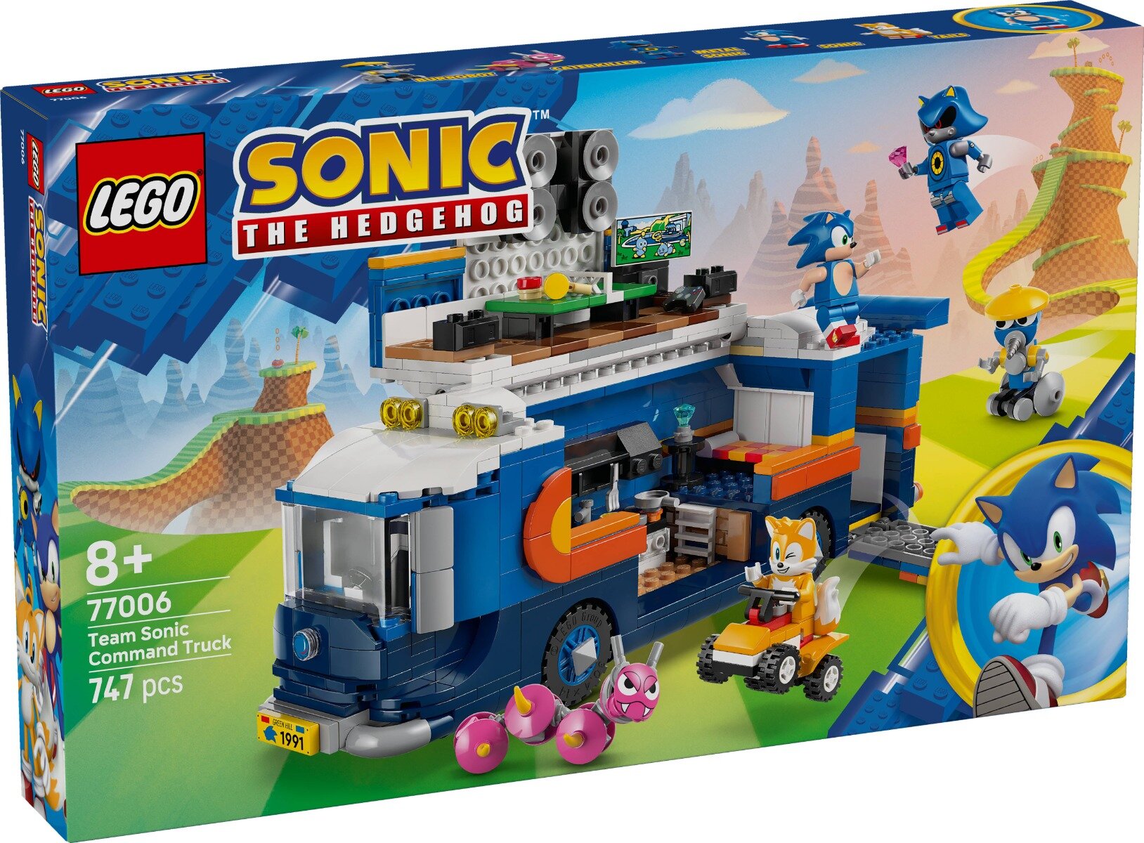 LEGO® Sonic - Camionul de comanda al echipei Sonic (77006)